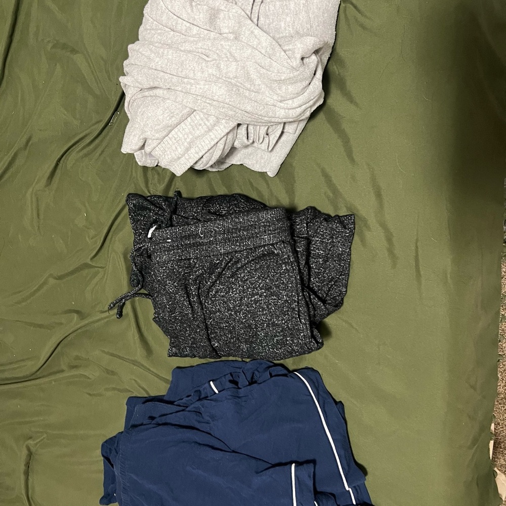 Three sets of stars above pajamas